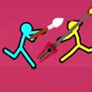 Stickman Ragdoll Battle of Red and Blue